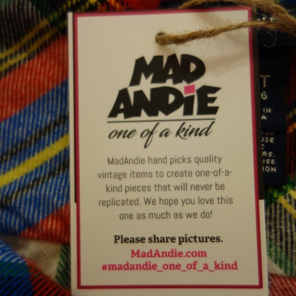 Panic! at the Disco One-of-a-Kind Land's End Custom Flannel Shirt - L - Picture 8 of 8